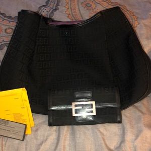 Fendi bag w/wallet and card purchased from posher